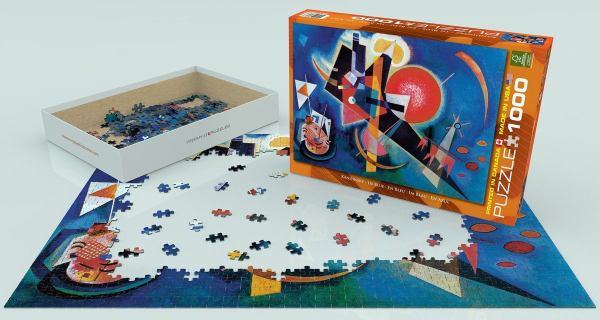 In Blue By Wassily Kandinsky 1000 Pieces Puzzle