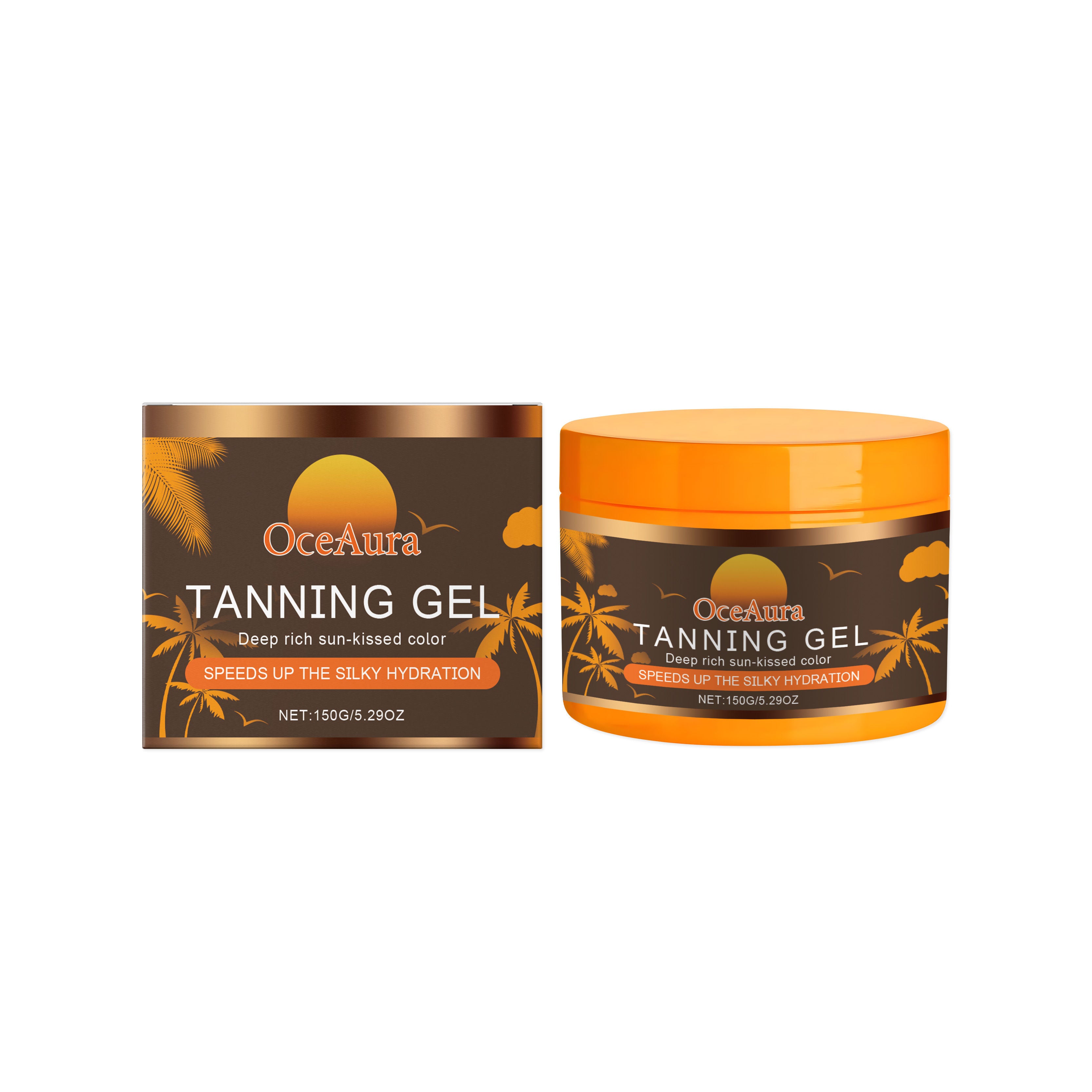 Black Aid Series Moisturizing Black Cream, Natural Tanning, Deep Hydration ,150g
