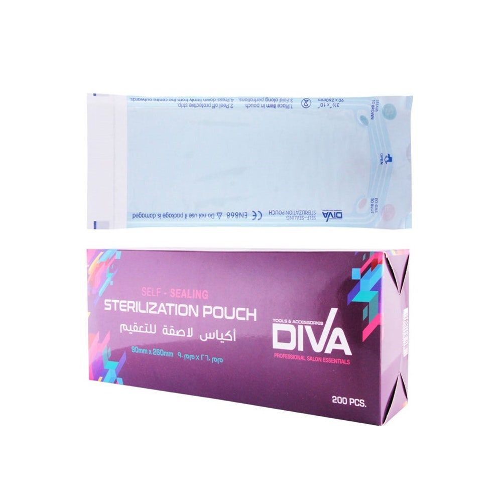 Diva Sterilizing Pouch Self-Sealing, 1X200pc