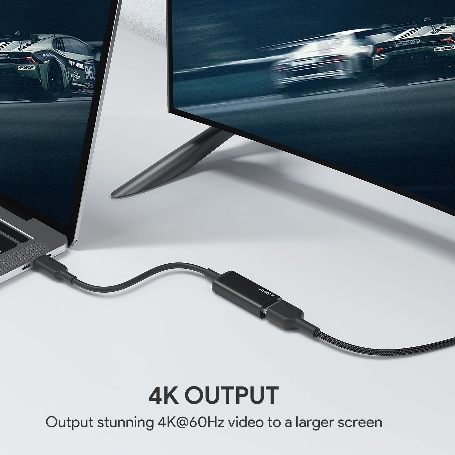 Aukey CB-A29 USB-C to HDMI Adapter CB-A29 - Black