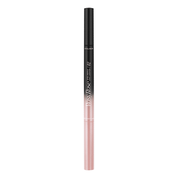 ROSY ROSE EYELINER AND EYE LIGHTER 0.3ML+0.2G BABY BRIGHT (M) 02 BRIDE PINK