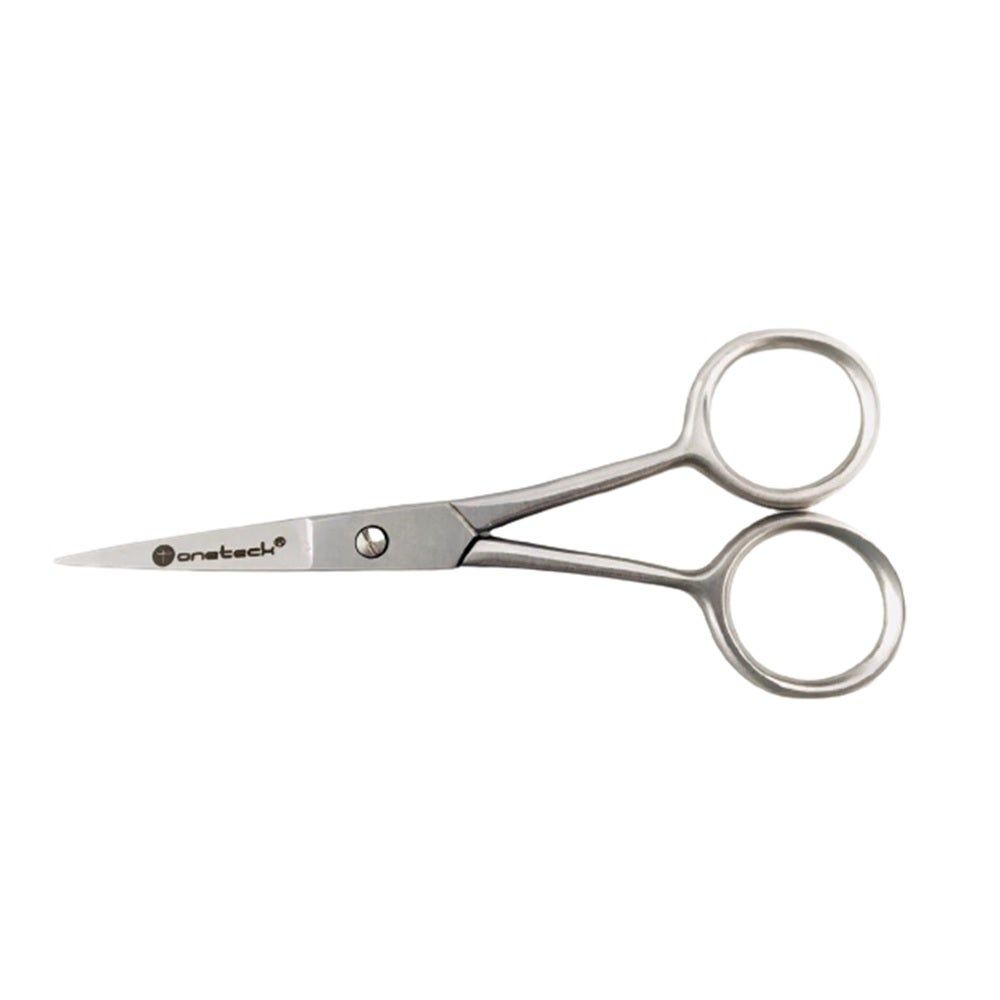 Onetech Mustache Scissors, Silver, 4 Inch