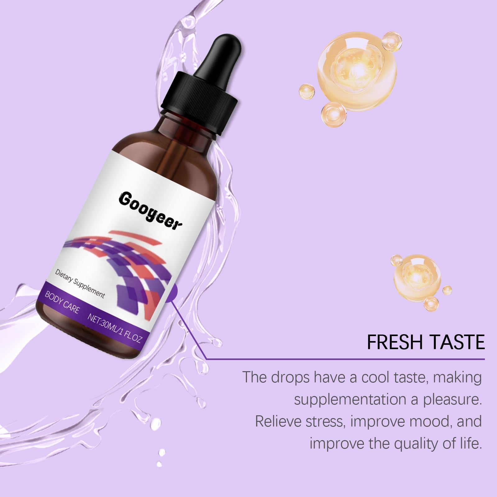 Body Care Metabolism Drops, Boost Energy, Promote Fat Burn, Weight Loss ,30ml