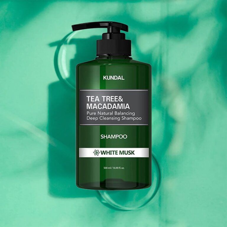 Tea Tree & Macadamia Shampoo For Oily Scalp 500ml -  White Musk