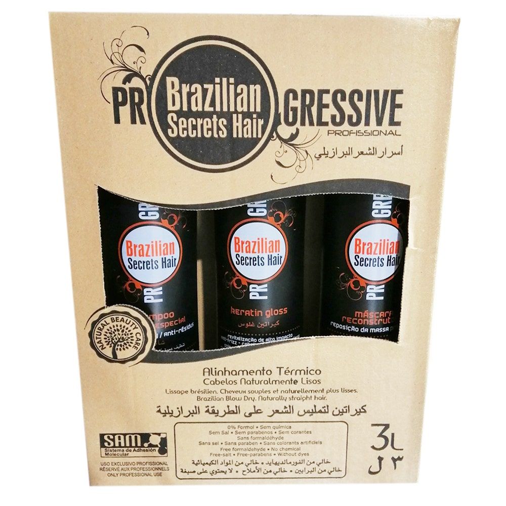 Brazilian Secrets Hair Progressive Kit, 3X1000ml