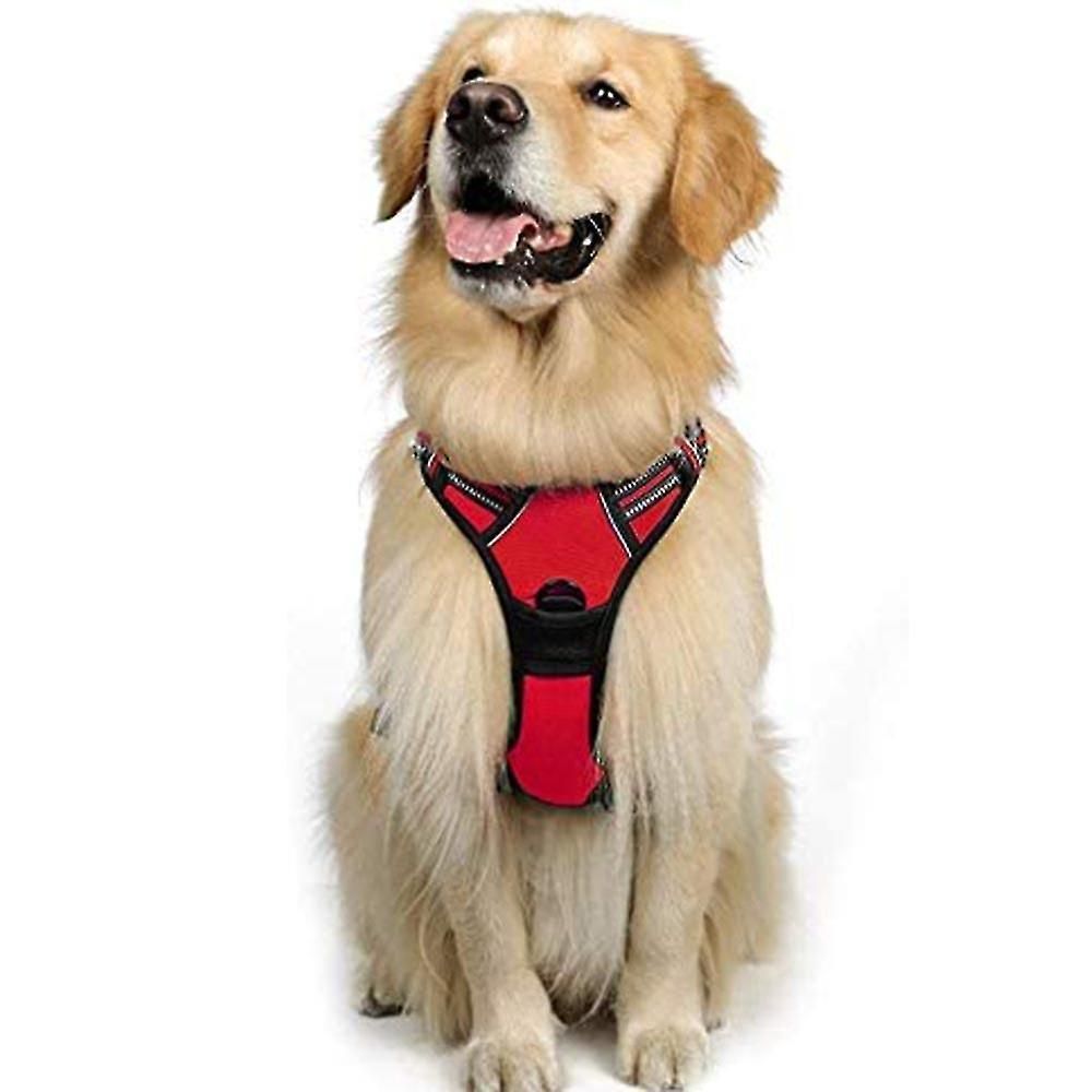 No-pull Dog Harness Padded Adjustable Pet Vest Harness For Large Dogs Training Or Walking