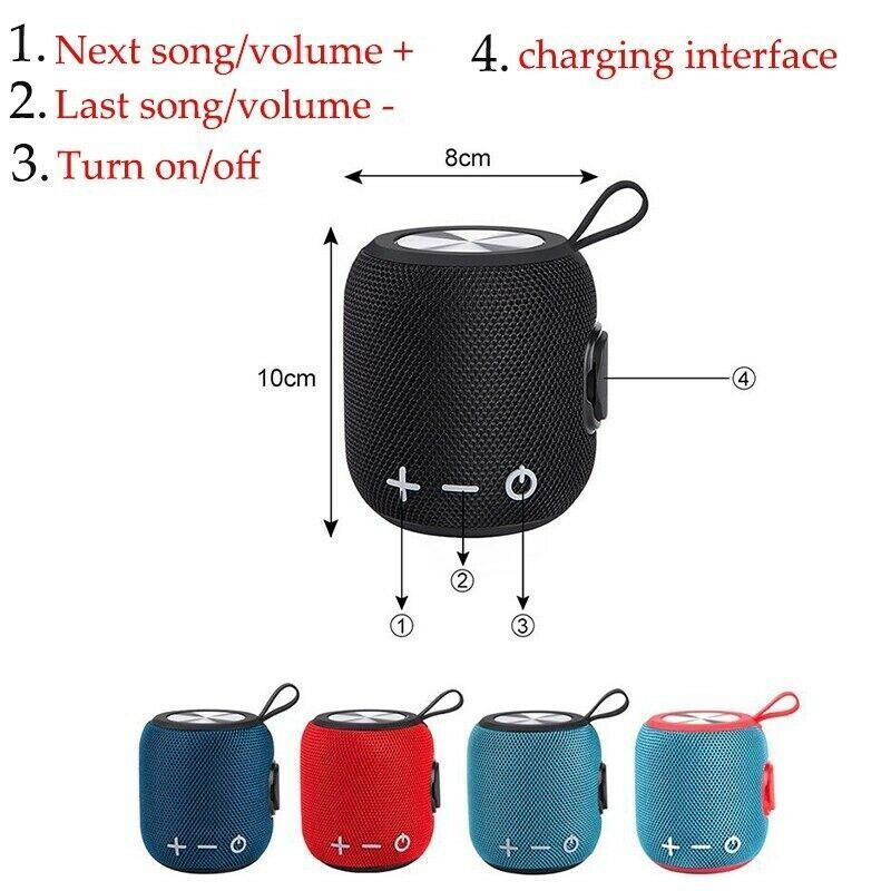 Mini Bluetooth Speaker Portable Waterproof Speaker Wireless Stereo Speaker