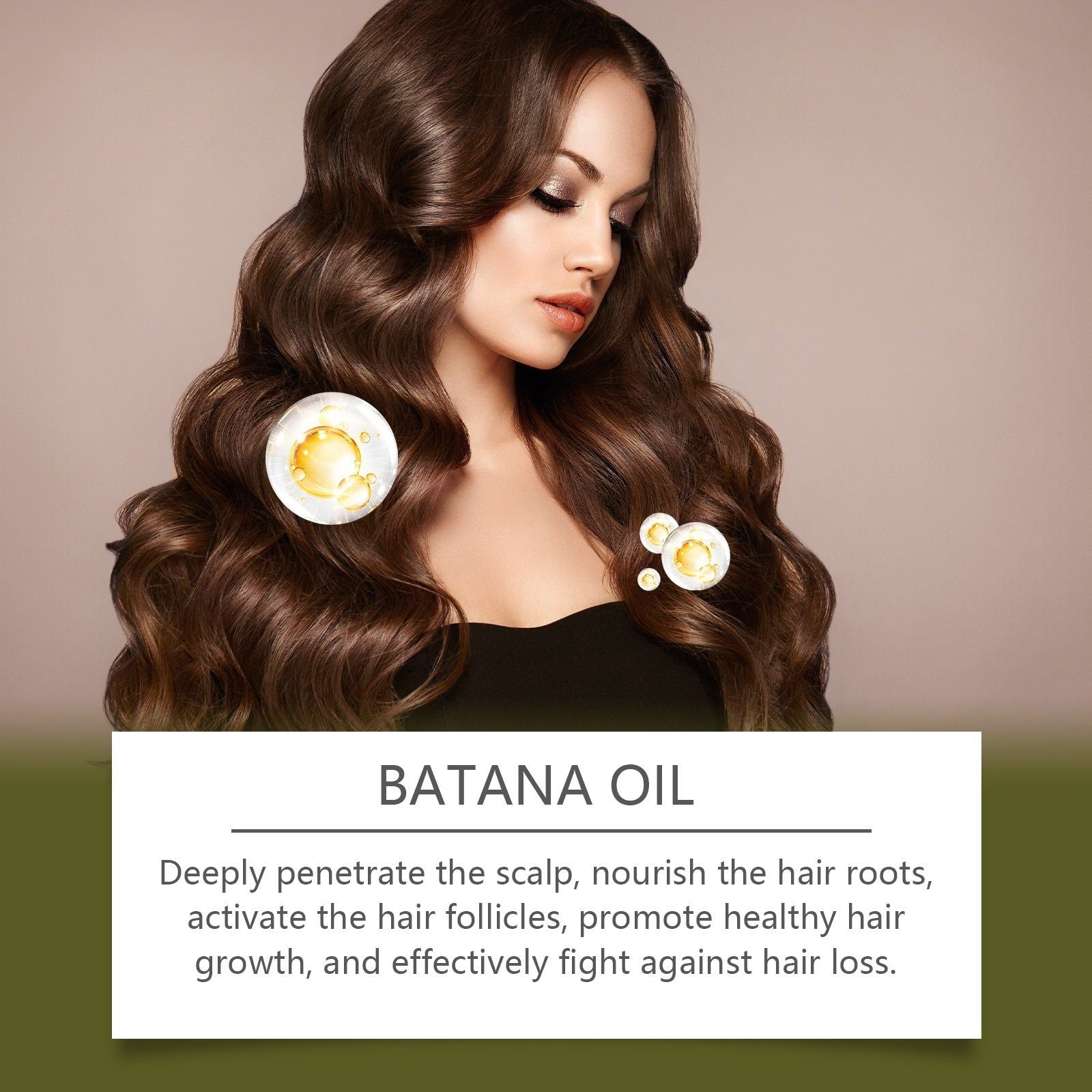 Batana Hair Care Essential Oil, Nourishing Scalp, Strengthening & Hydrating, Smooth Hair ,100ml