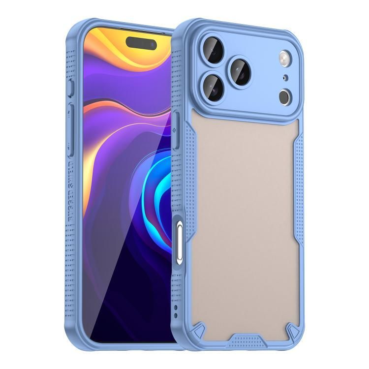 For iPhone 18 Pro Max / iPhone 17 Pro Max Armor Glaze PC Hybrid TPU Phone Case