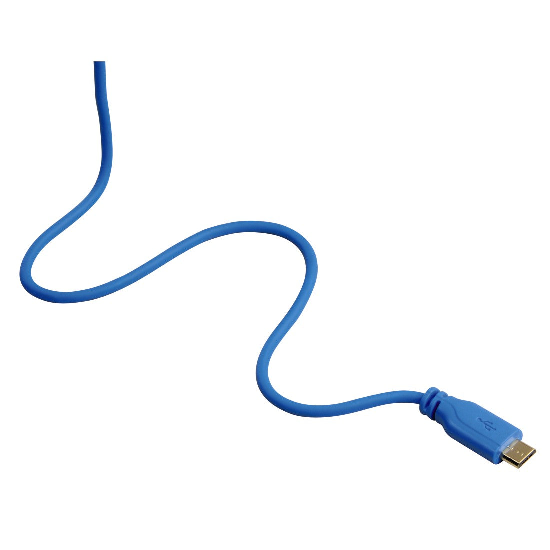 Hama 115474 "Super Soft" Controller Charging Cable for Playstation 4, blue