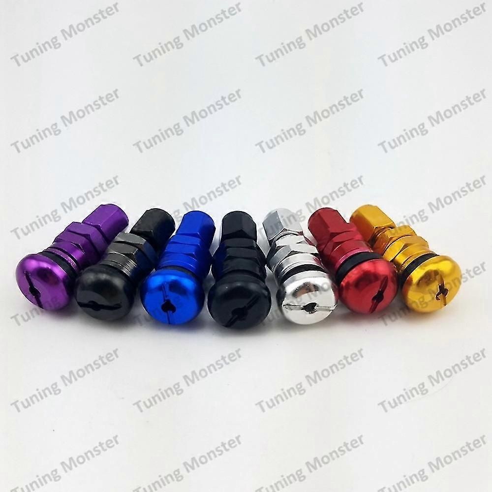 Universal 4 Rays Volk Racing Forged Aluminum Valve Stem Caps Wheels Rims -motor Vehicle Wheel Parts