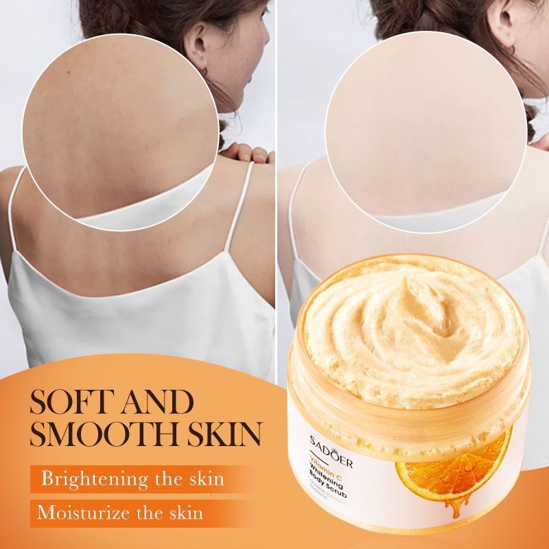 Vitamin C Body Scrub, Moisturizes Skin - 001-SD09715