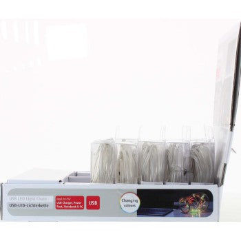 HAMA 12346 USB LED Light Chain, Colourful, 3 m