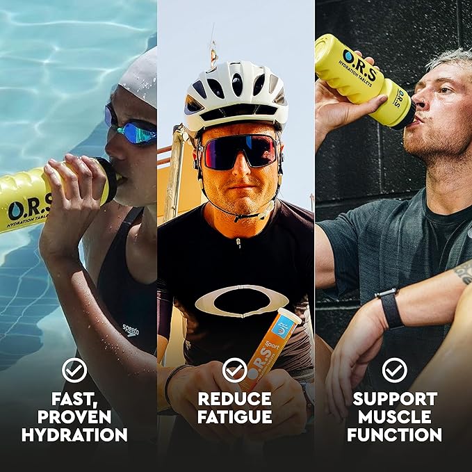 أقراص O.R.S Sport Hydration بنكهة التوت الطبيعي المختلط 20 قرصًا