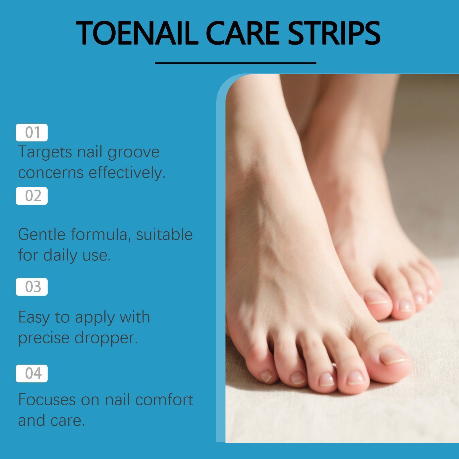 Toenail Care Patches Nail Care Stickers 50pcs