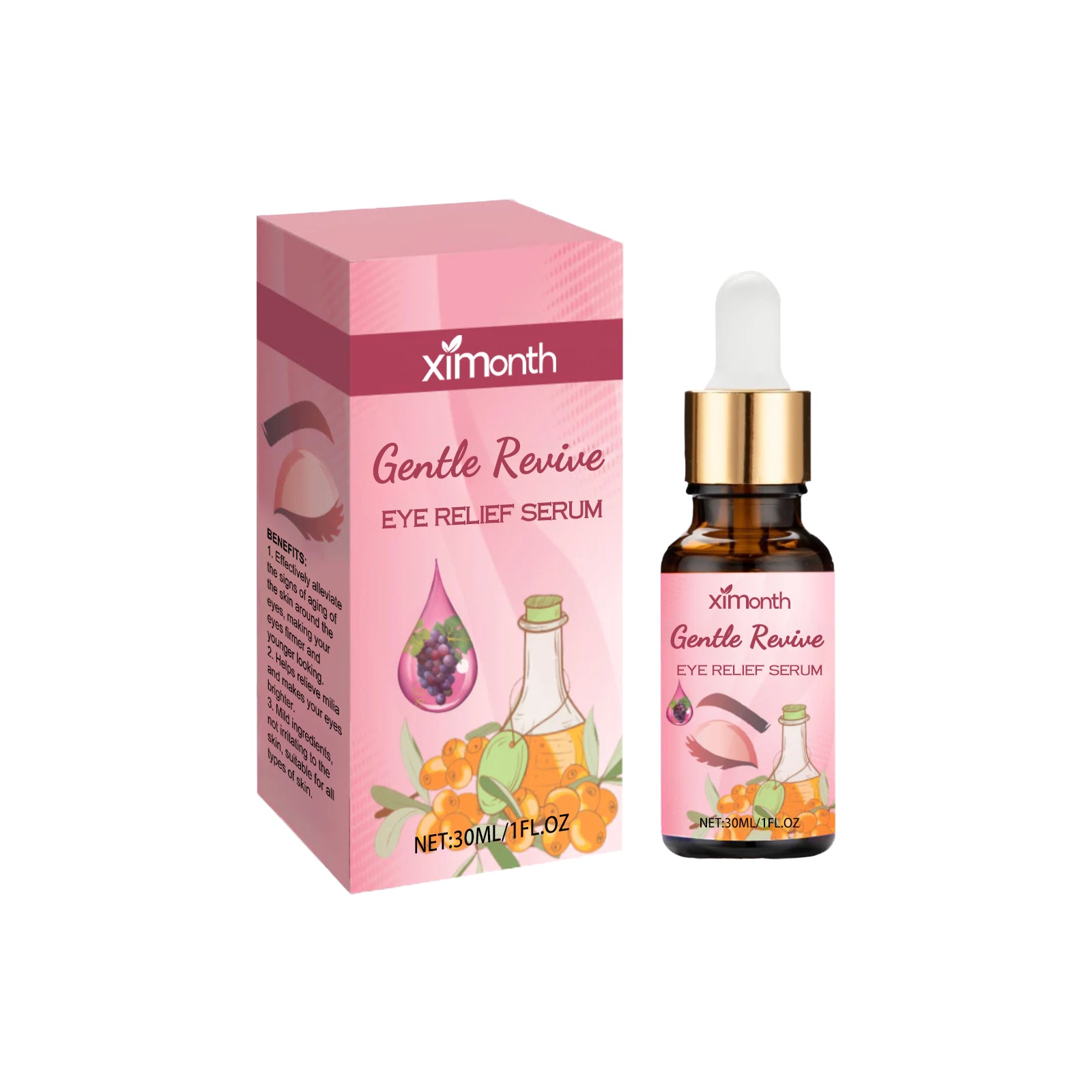 Eye Care Essence, Hydrating, Anti-Aging, Brightening, Fine Line Repair ,30ml