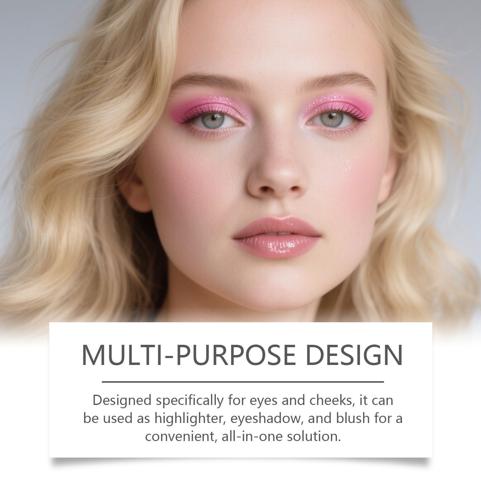 8.8g Makeup Palette with Highlighter Blush and Eyeshadow