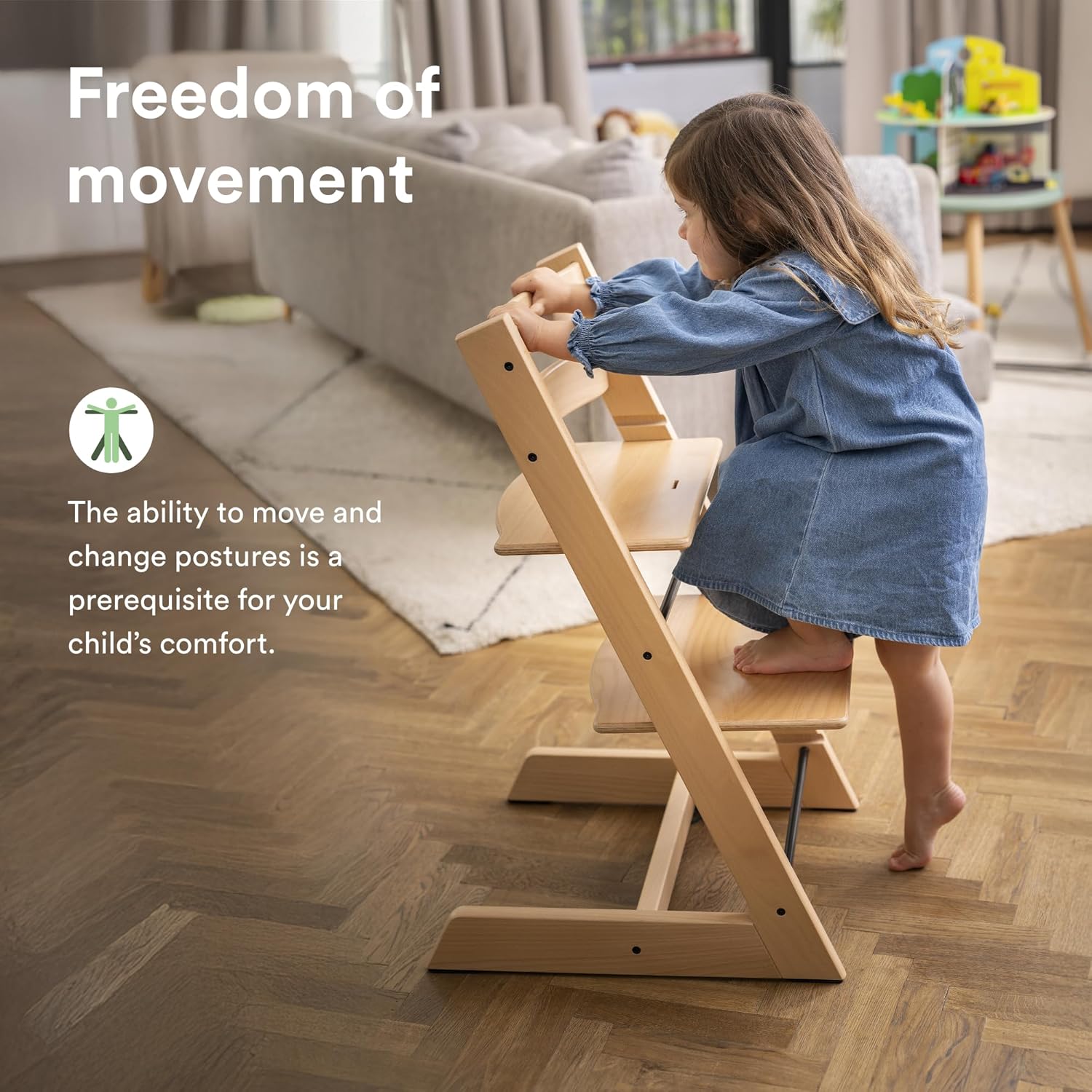 Stokke Tripp Trapp Chair Natural & Babyset Natural Bundle