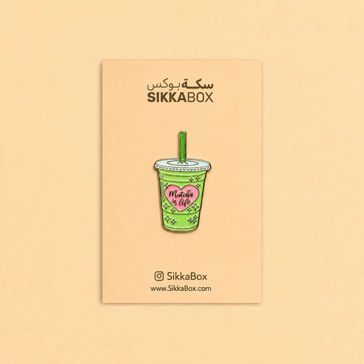 Matcha is Life Metal Sticker