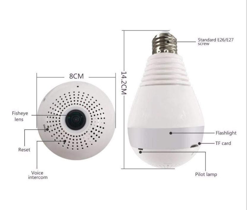 V380MAX Bulb Camera