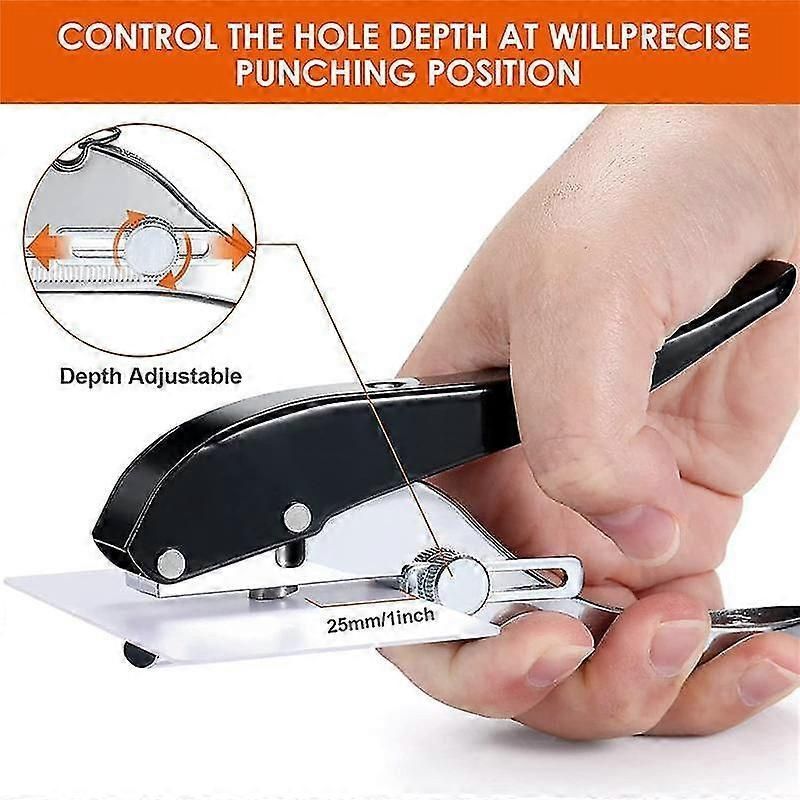 Hole Punch 3/8 Inch-10mm Single Hole Hole Punch, Heavy Duty Hole Punch Single