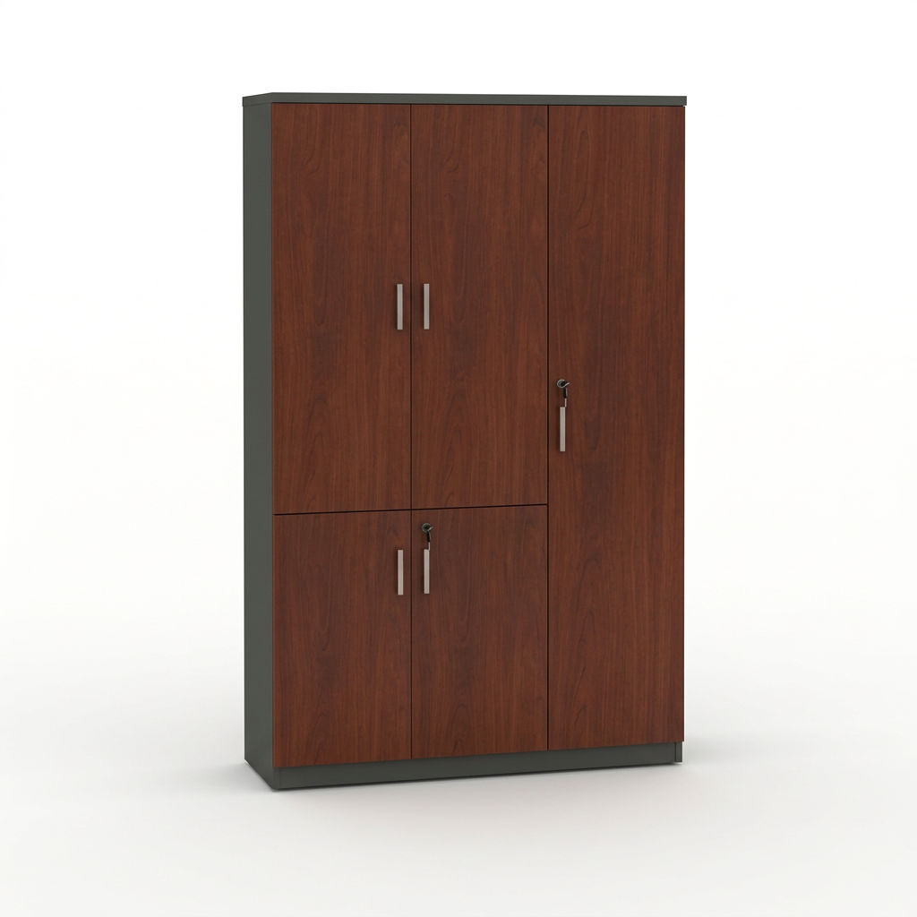 Light Oak Vertical Locking File Cabinet #HP-S0812-18