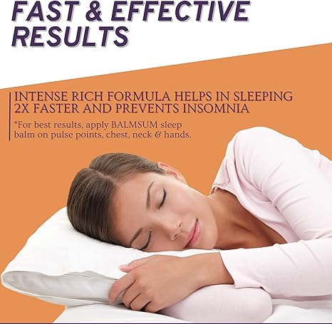 بلسم النوم الطبيعي للعلاج بالروائح العطرية من Balmsum | 100٪ طبيعي | خالٍ من الميلاتونين | غير مسبب للإدمان | مساعد على النوم بفضل سحر الطبيعة - 25 جم
