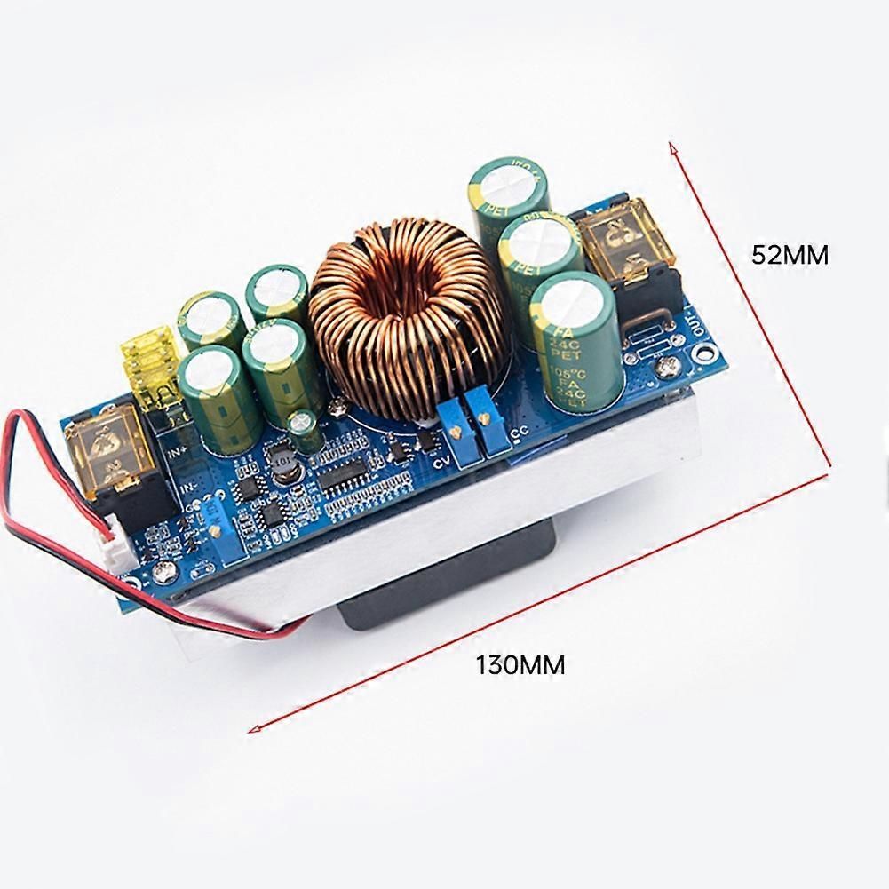 1500W DC Boost Module 30A, 12-60V to 13-90V, Adjustable Constant Voltage & Current Power Supply Board