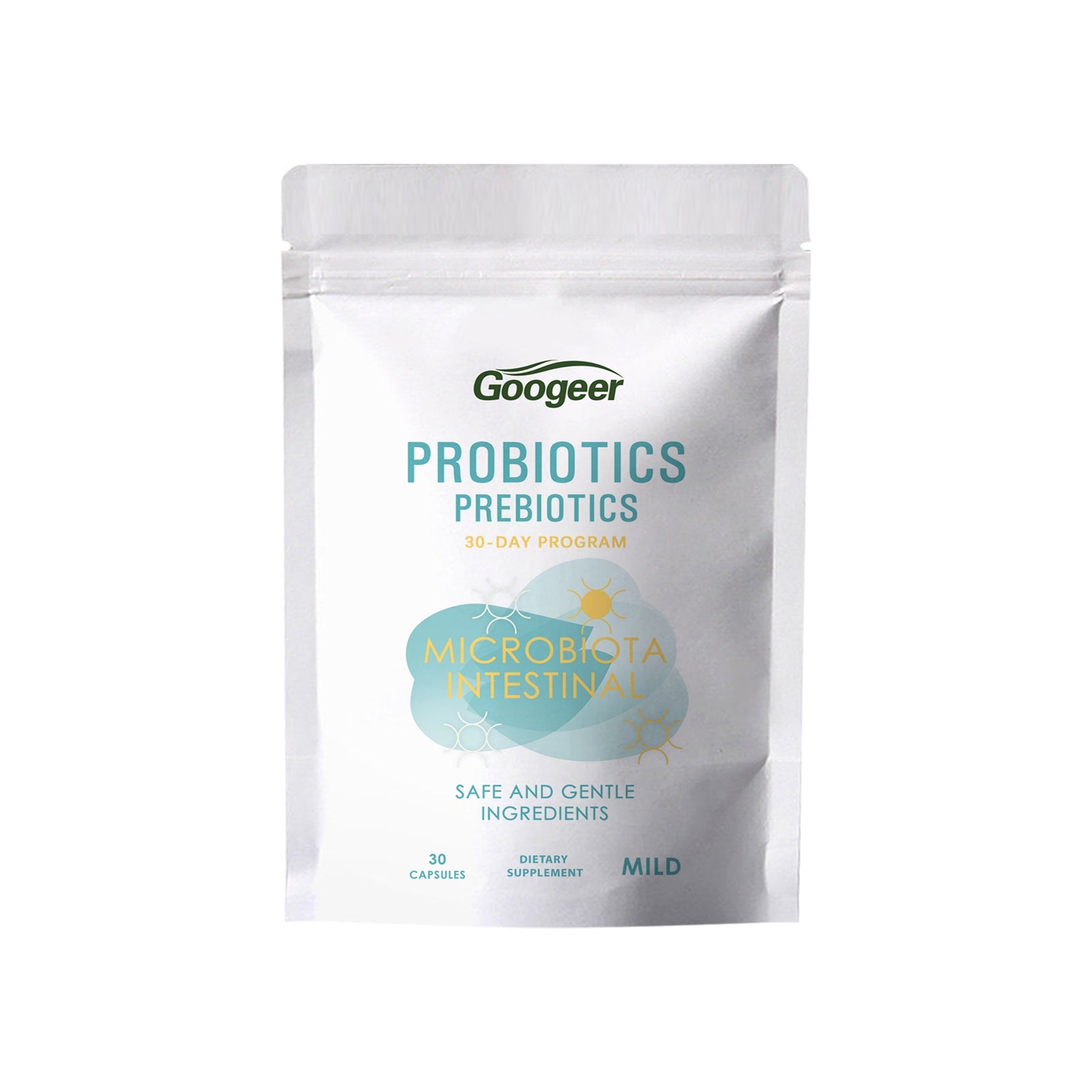 Googer Probiotic Stomach Capsule, Body Care, Digestive Health, Bloating Relief, Natural Microbiome Support ,30capsules
