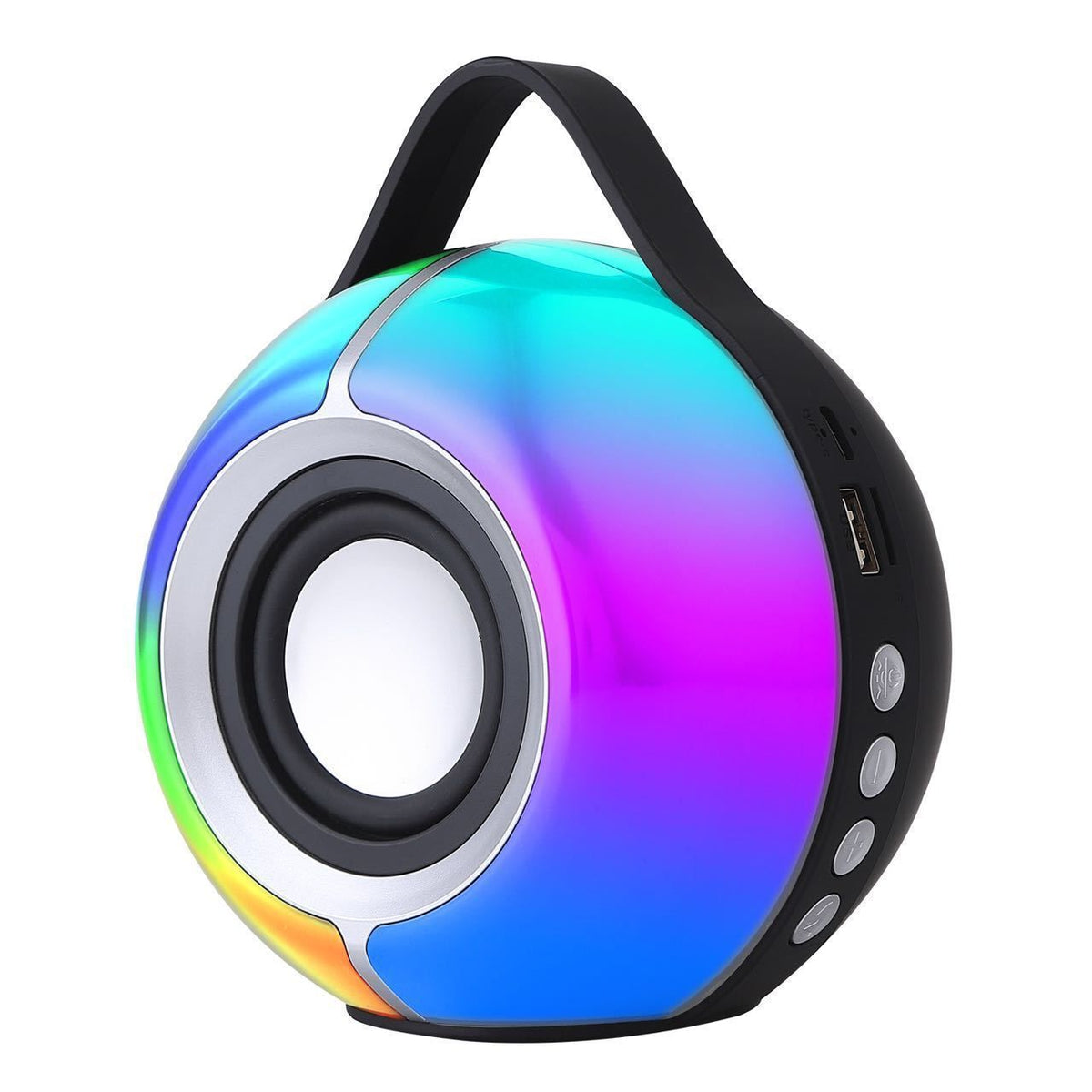 Portable Wireless Outdoor Speaker Bluetooth Speaker Stereo Device with Lights