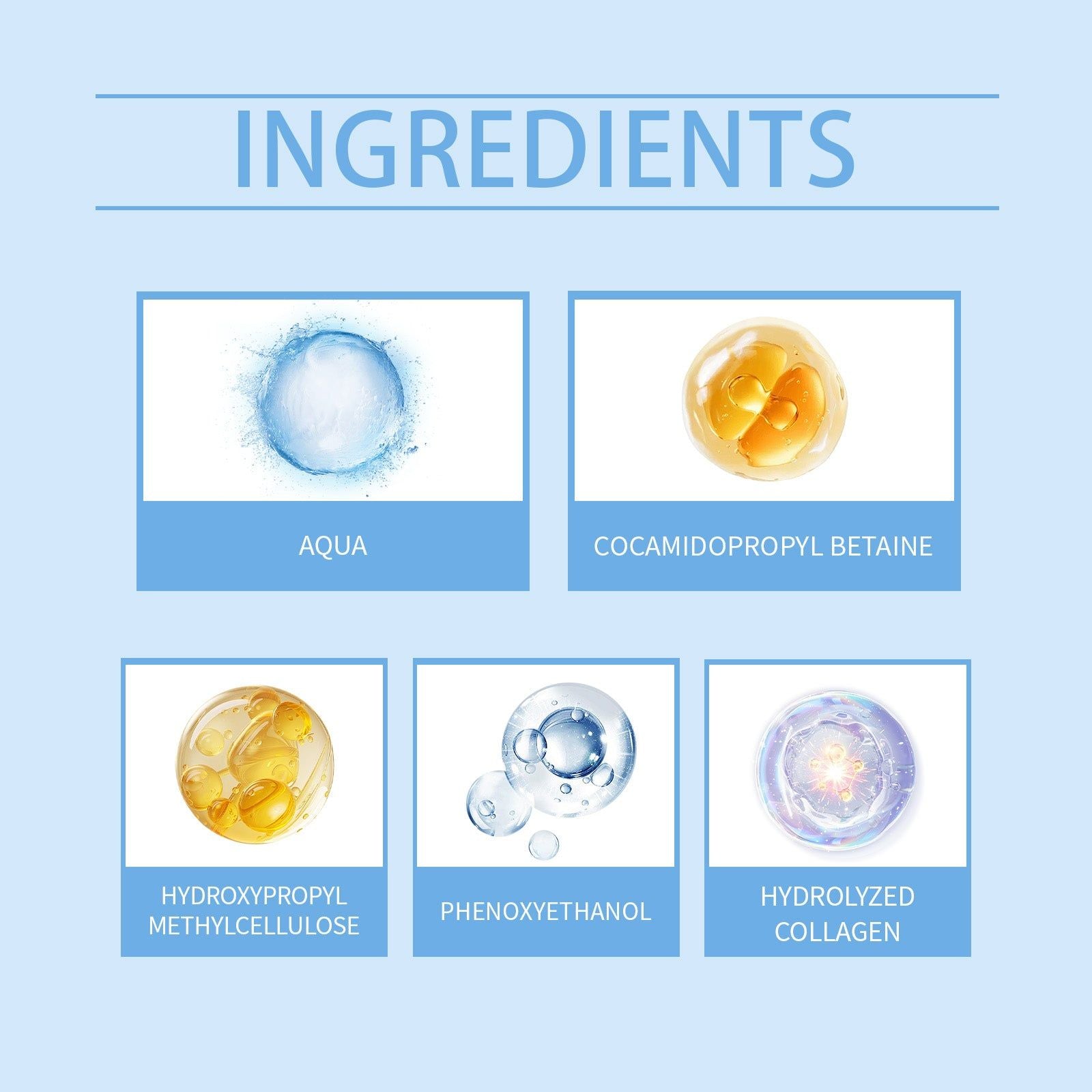 Collagen Cleansing Foam, Boost Skin Barrier, Hydrating Oil Control, Deep Pore Cleanser ,100ml