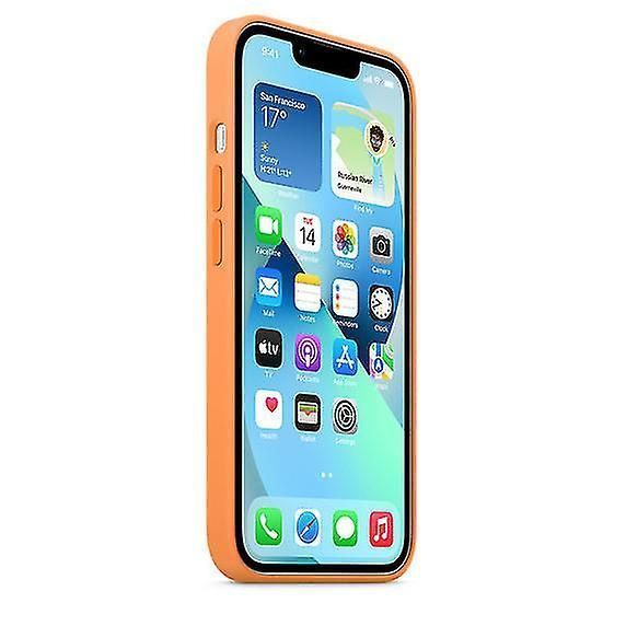 For iPhone 13 - Silicone Case with MagSafe, Protective and Stylish Phone Cover