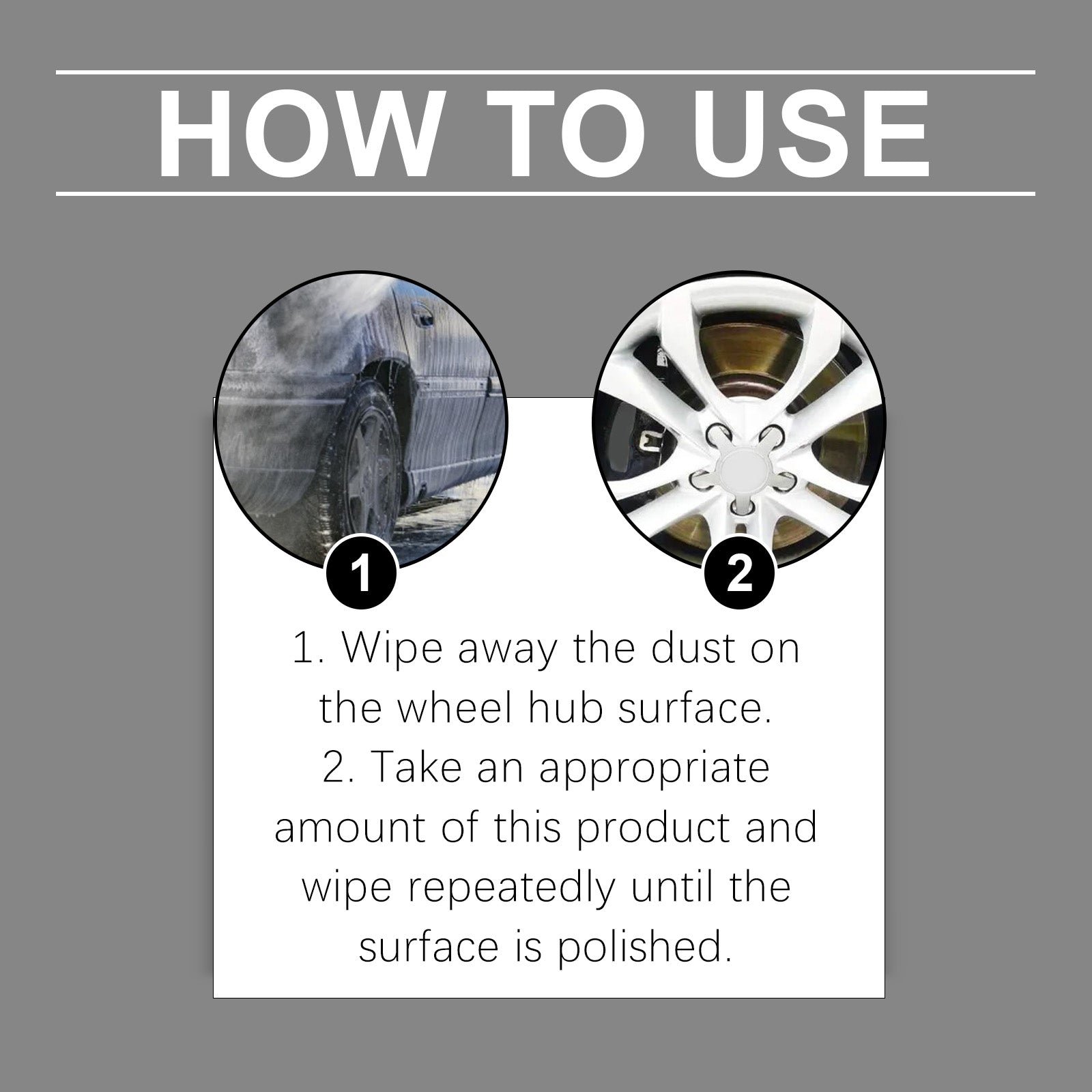 Car Hub Polishing Paste, Car Maintenance, Brighten & Clean, Stubborn Dirt Removal ,100g
