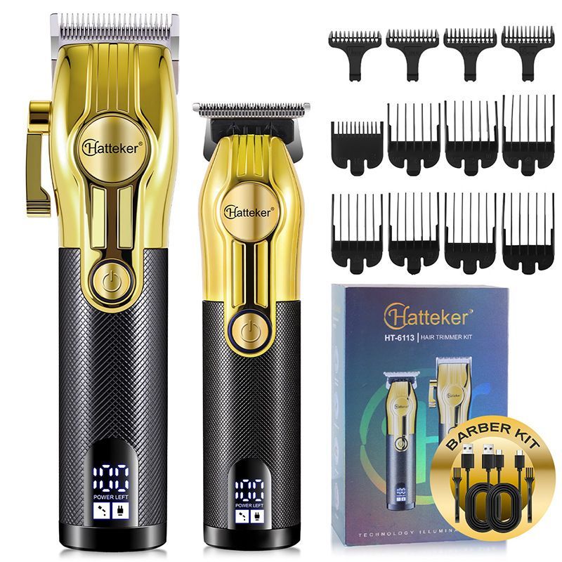 Dual Electric Hair Clipper Set USB Rechargeable
