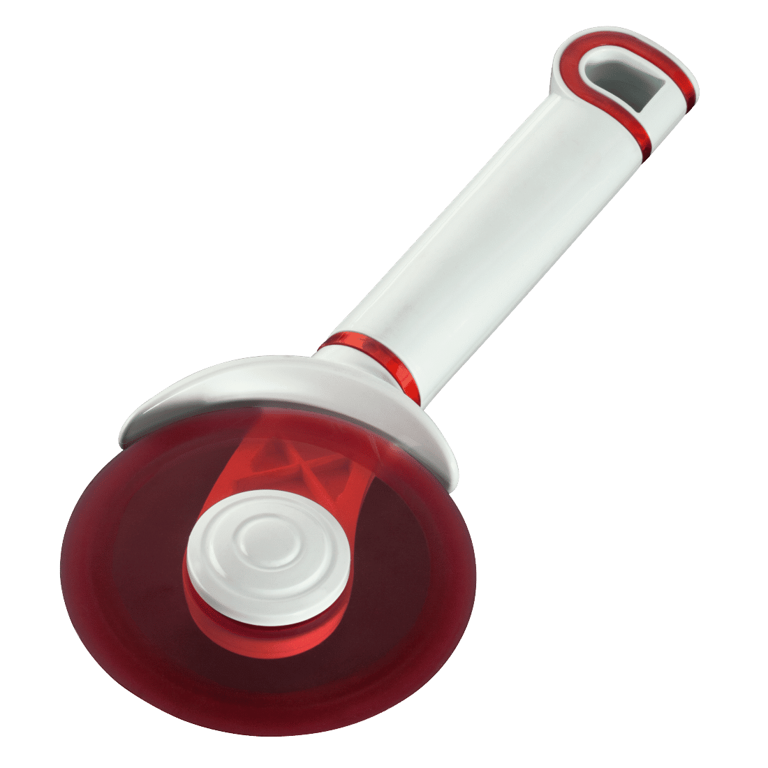 XAVAX 111572 Pizza Cutter, 20 cm, red/white