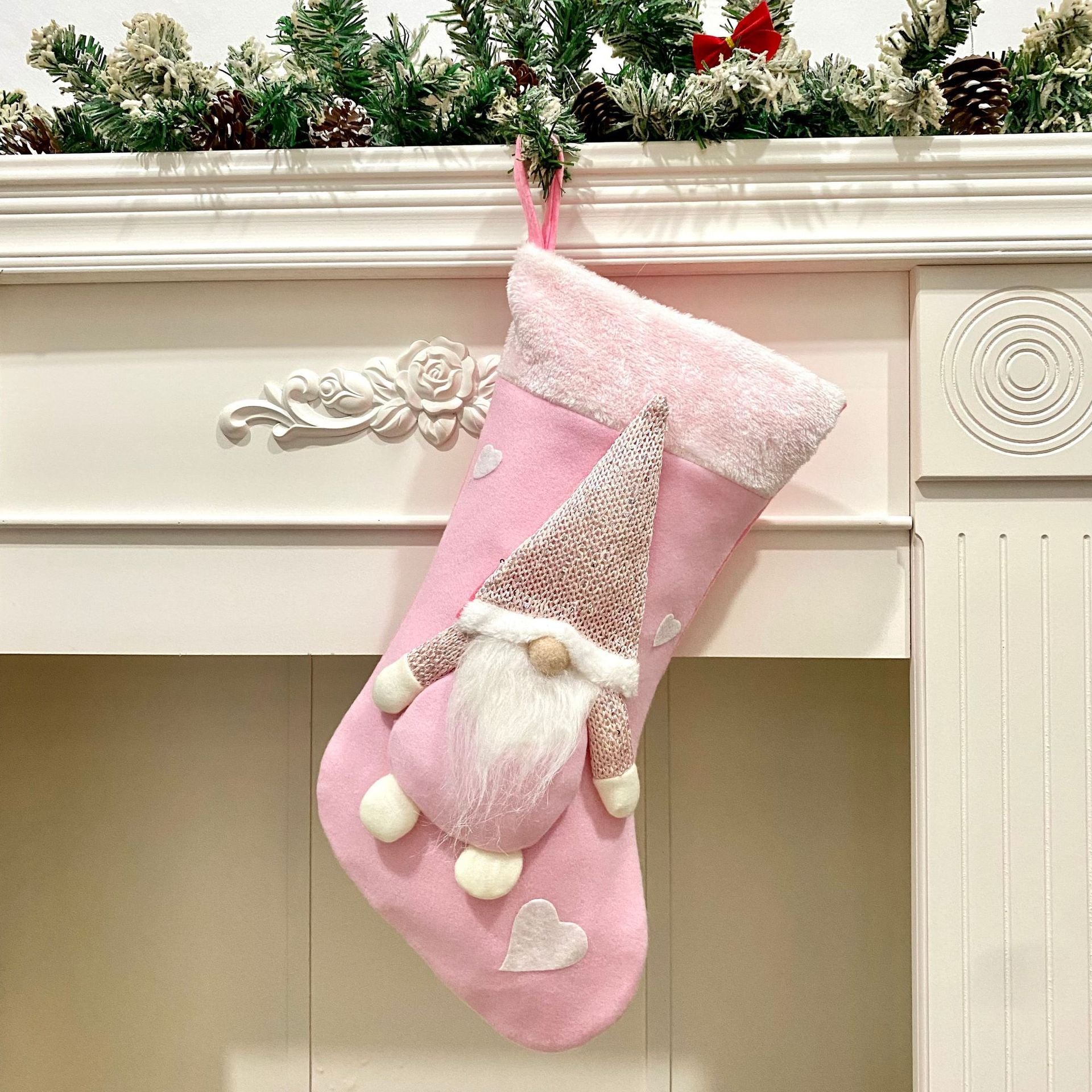 Faceless Doll Christmas Stockings Holiday Decorations Door Window Christmas Tree Pendant