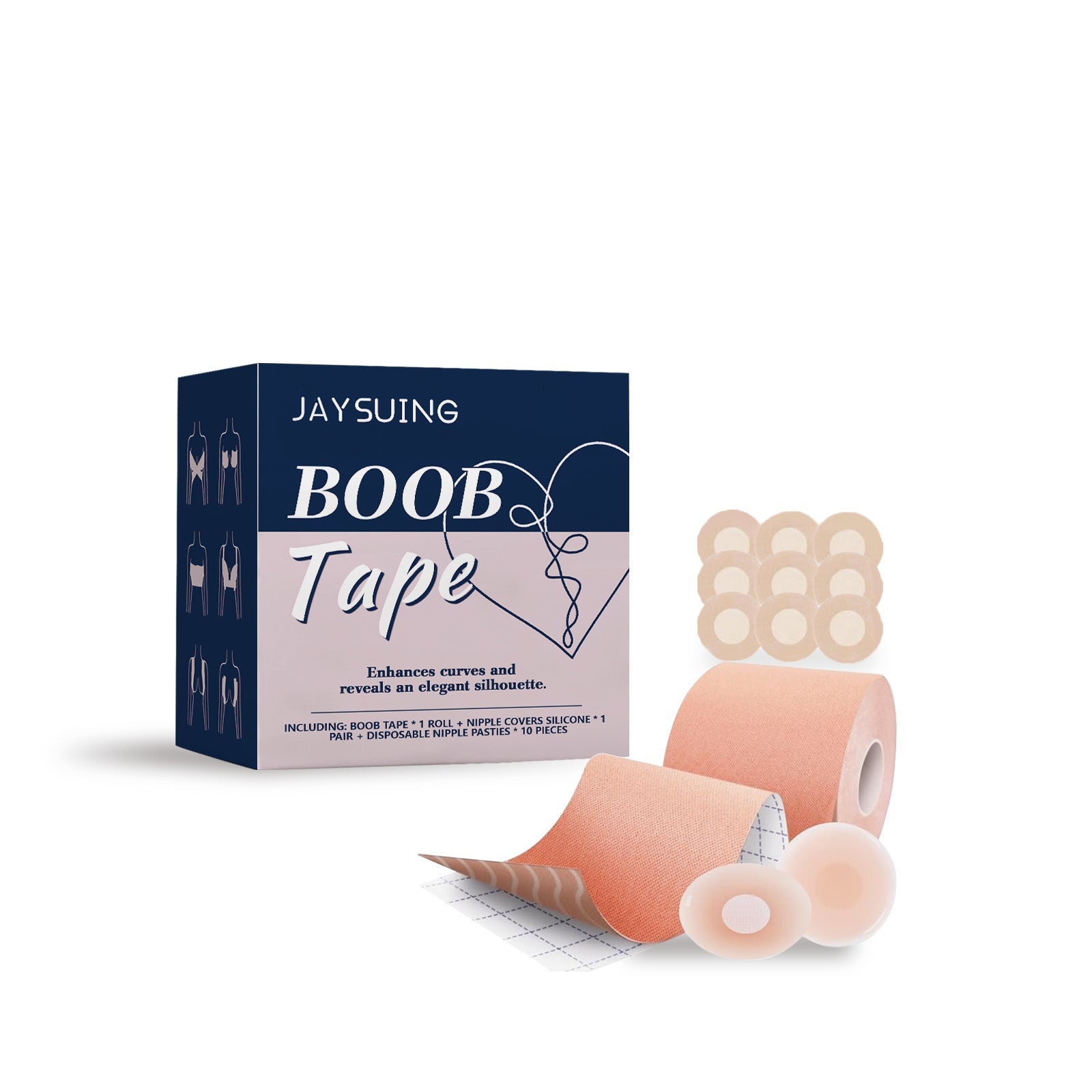 Enhance Your Confidence with Breathable Chest Care Patches, Shape & Support ,1 set