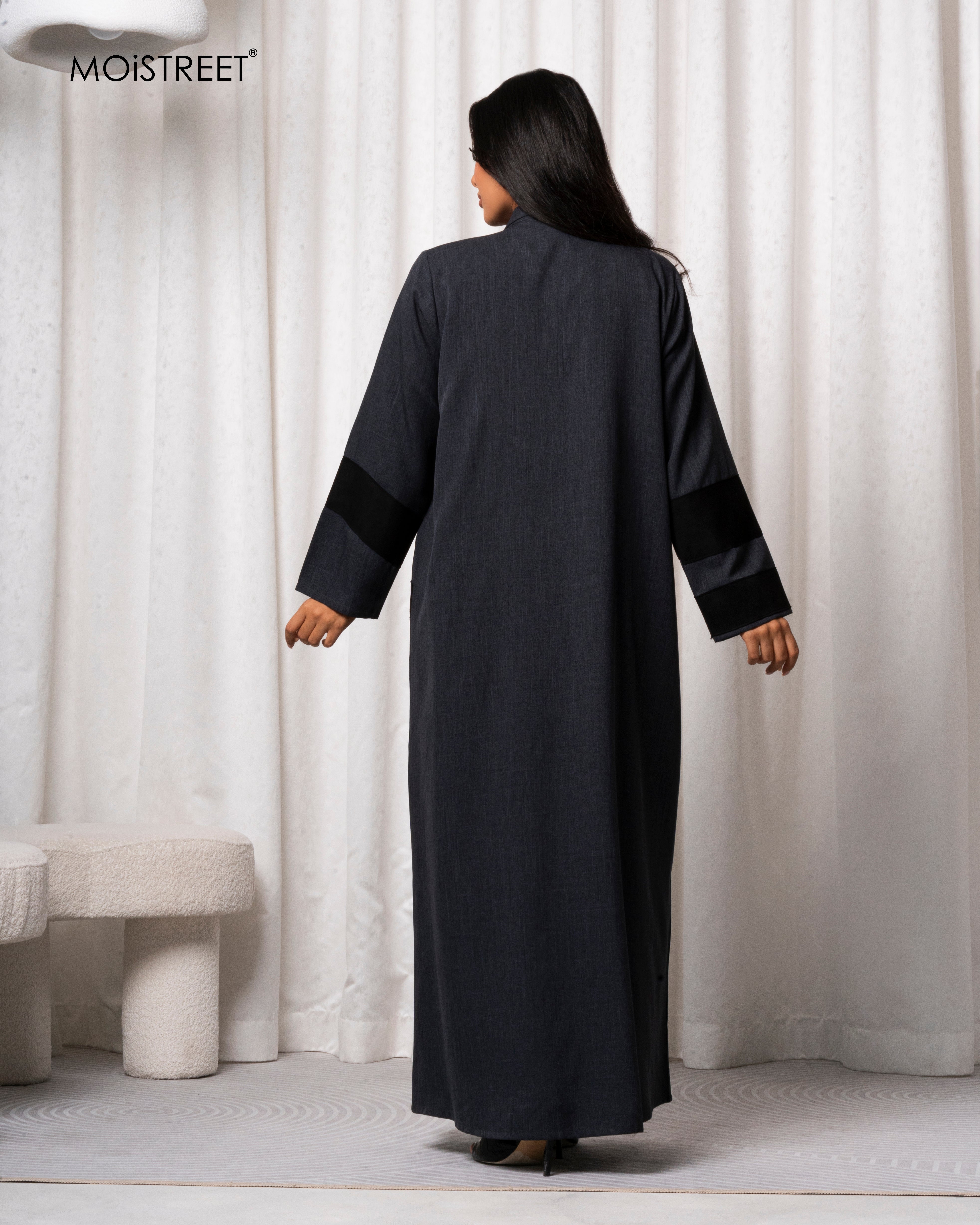 MOiSTREET Handmade Melange Abaya