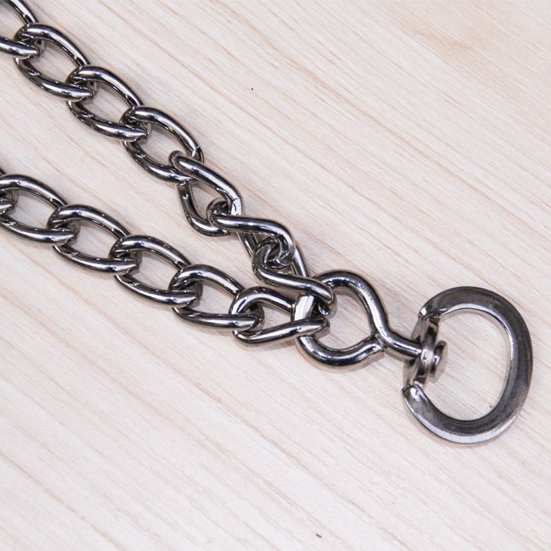 Dog Training Chain Metal Steel Safety Adjustable Detachable Pet Training Collar