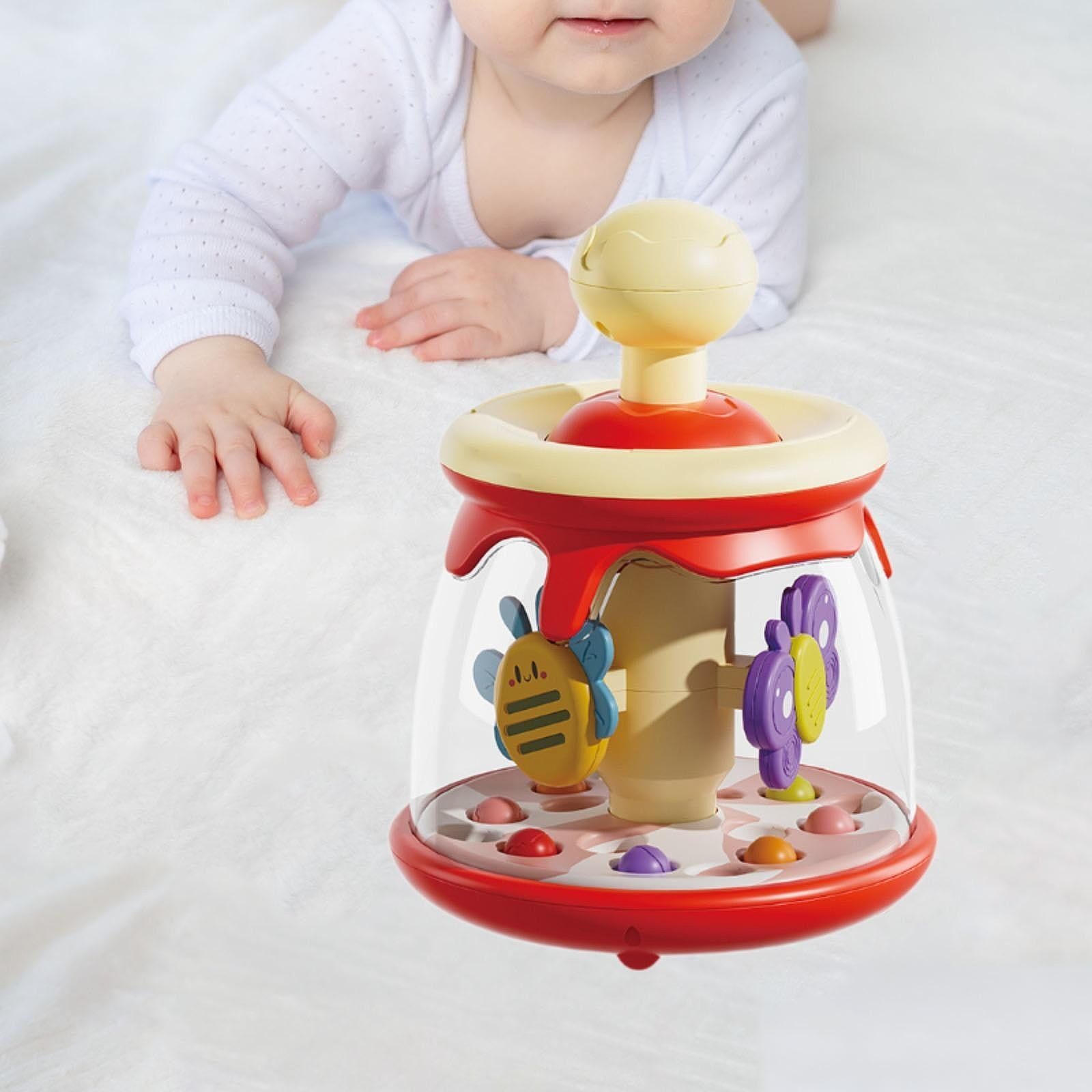 Baby Press Carousel Toy Lightweight Early Education Toy for 6 12 Months Kids