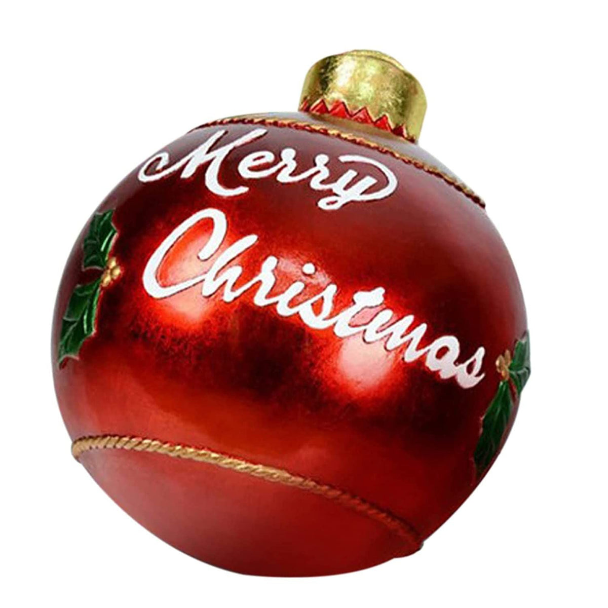 23.6 Inch Christmas Inflatable Decorated Ball Xmas Outdoor Ornament Holiday Decoration