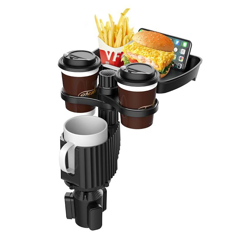 Car Cup Holder Adjustable Car Dining Food Tray Portable Auto Accessories