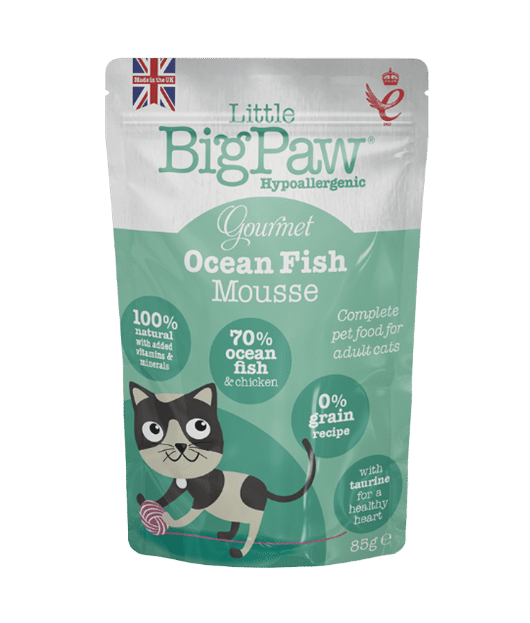 Little BigPaw Gourmet Ocean Fish Mousse Wet Cat Food 85g