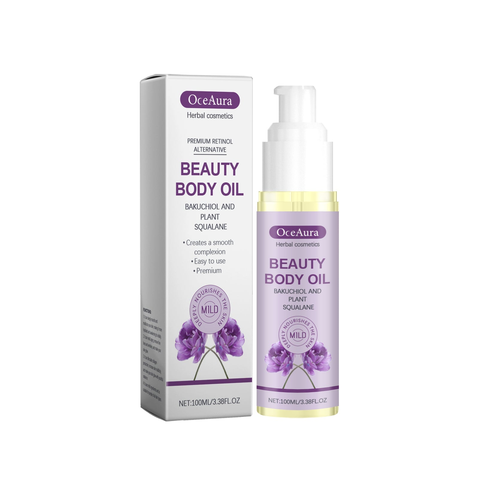 Body Care Oil, Deep Moisturizer, Hydrating, Anti-Aging, Refreshing Skin ,100ml