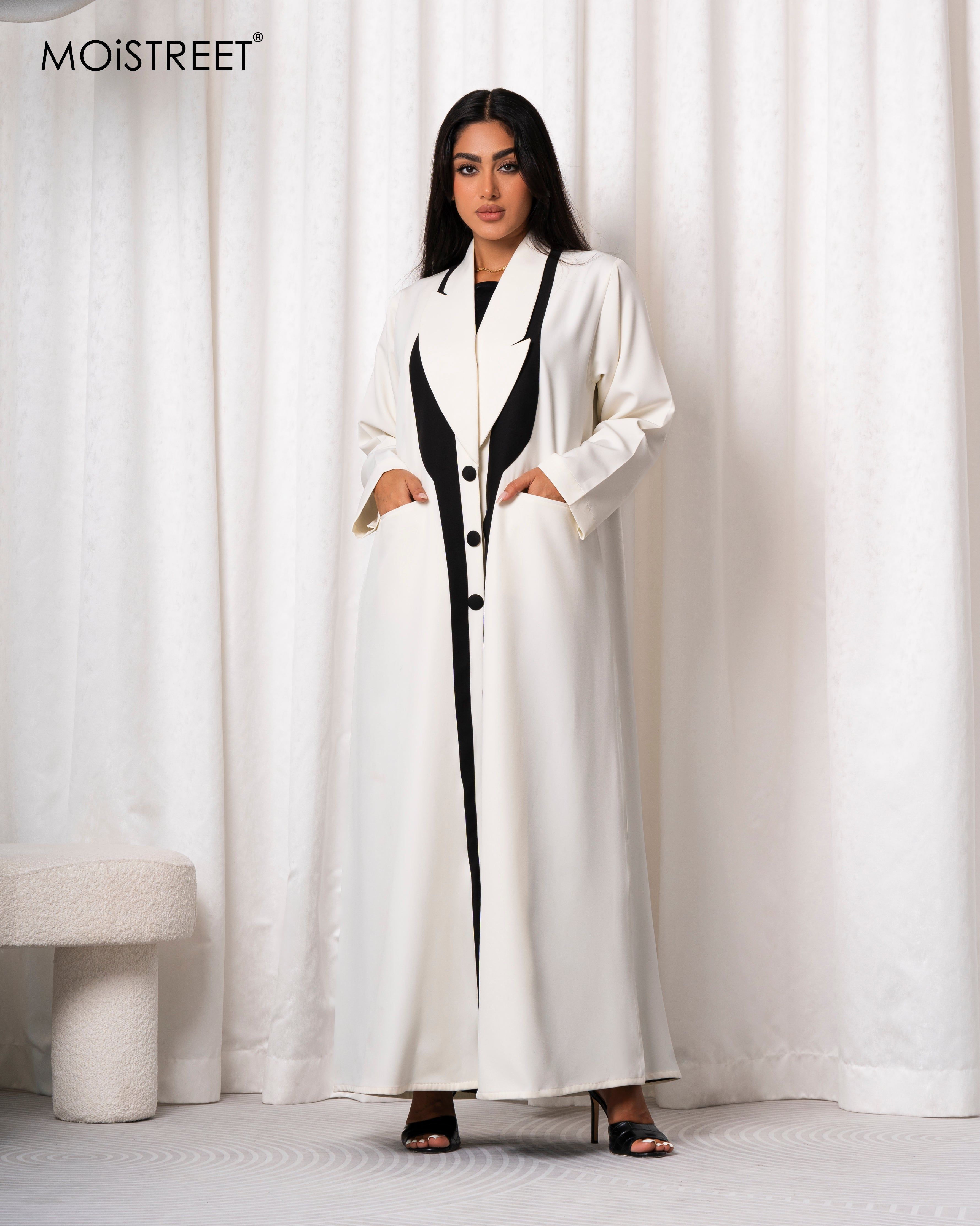 MOiSTREET Handmade Barbie Crepe Abaya