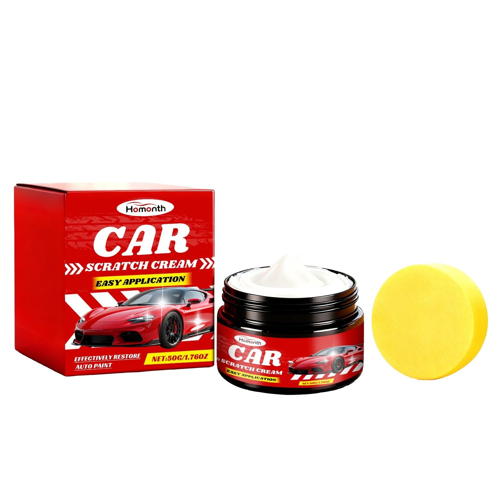 Car Scratch Care Ointment, Nano-Coated Car Polishing, Car Care, Scratch Repair, Vehicle Restoration ,1set