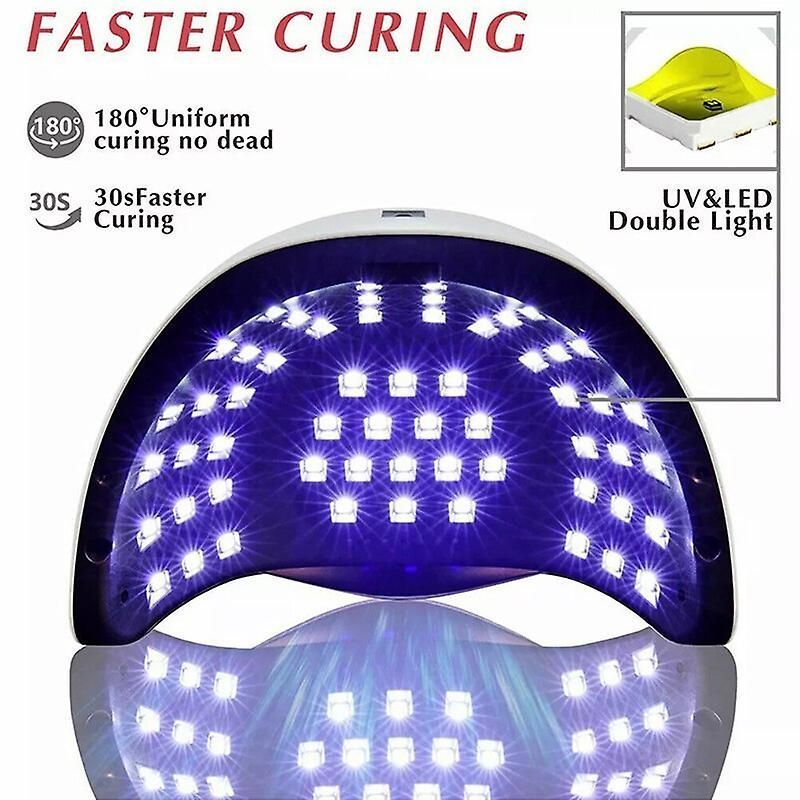 360w Uv Led Nail Lamp 57 Led 4 Timer Nail Dryer With Motion Sensing Memory Function Removable For All Nail Gel Light Home Salon