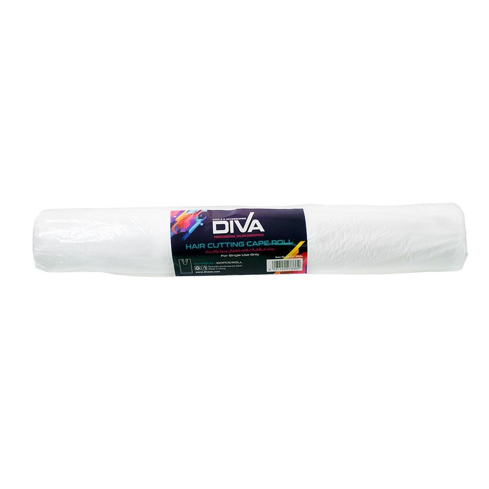 Diva Hair Cutting Cape Roll, 100pcs/roll
