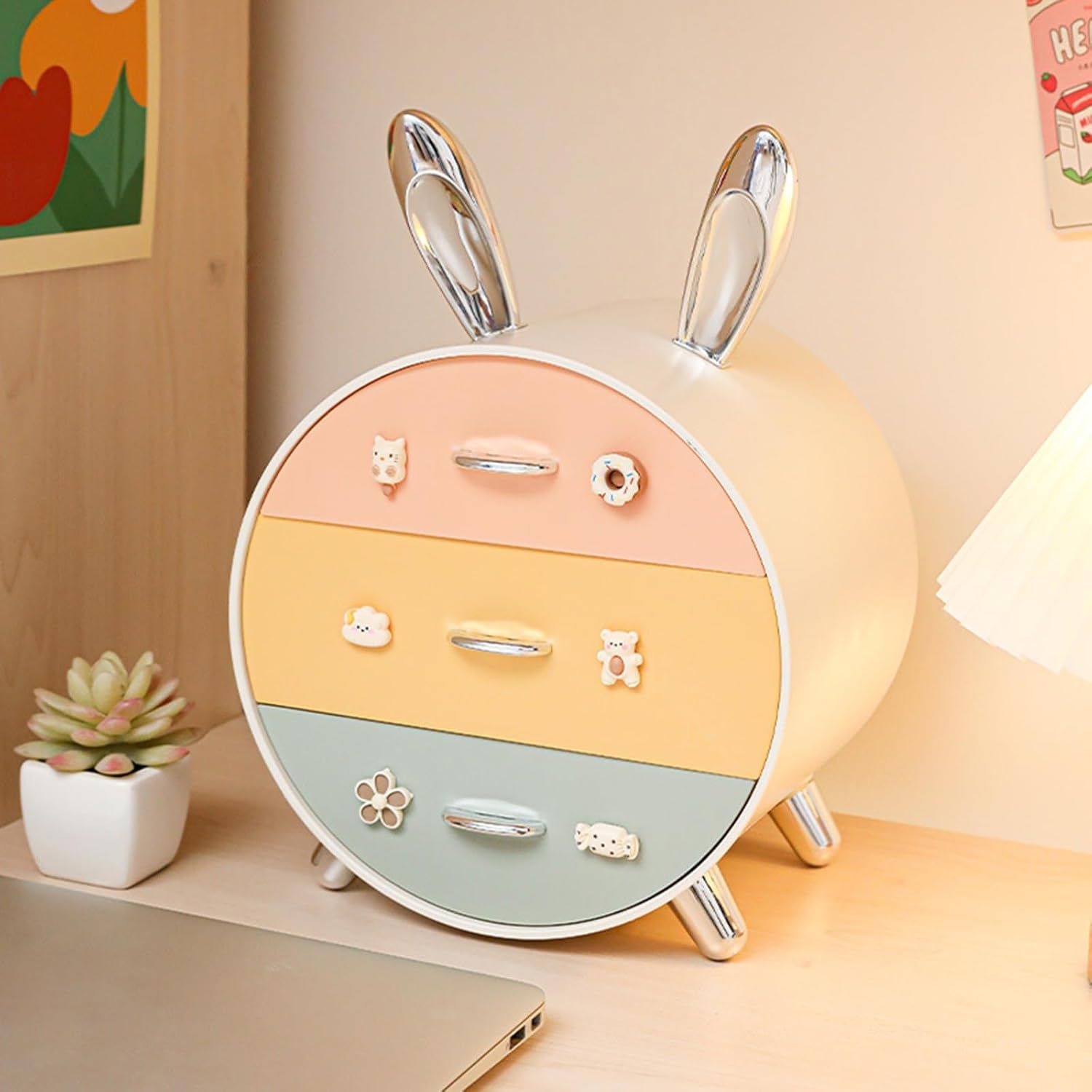 Makeup Organizer Storage Box for Perfumes Cosmetics Jewelry Box