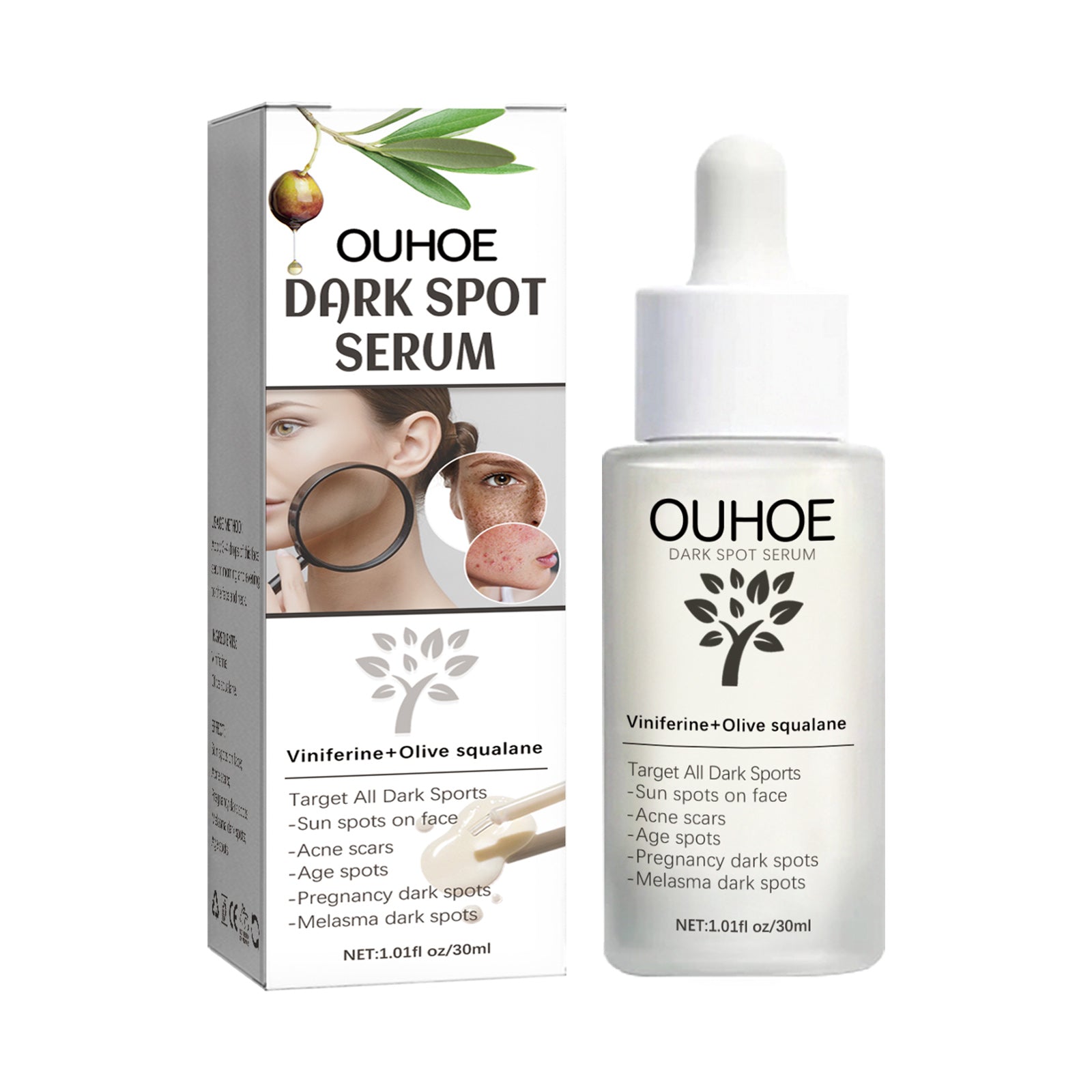 Brighten Skin Serum for Acne, Pimples, and Dark Spots, Hydrating, Anti-Inflammatory ,30ml